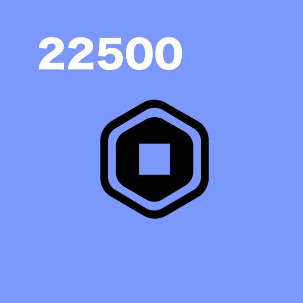 22500 Robux