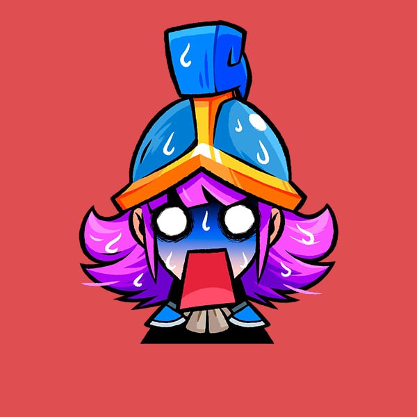 Эмодзи "Шокированный мушкетер"