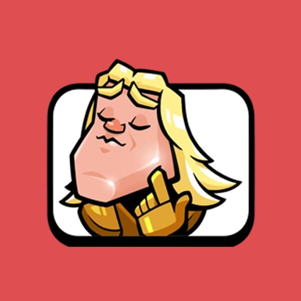 Эмодзи "Золотой рыцарь делающий мьюнинг"